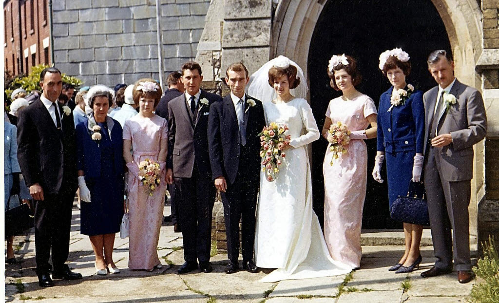 The Wedding of Michael James Fielder and Marianne Rose Joel (05 Jun 1965), Sacred Heart R.C. Church, Fareham, Hampshire