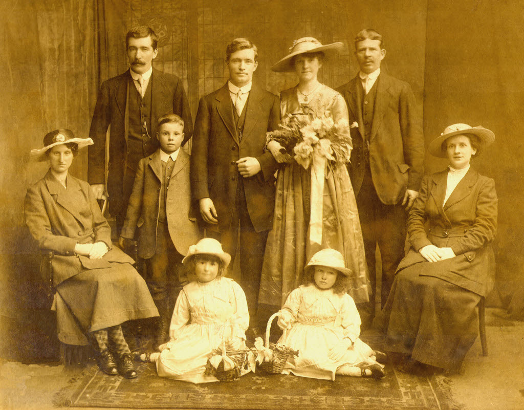 The Wedding of William Troy and Olive Rose Bessant (01 Mar 1919)