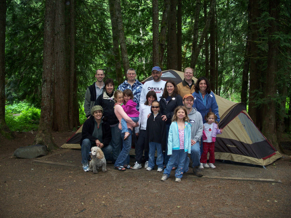 Camping, Denny Creek, July 2008