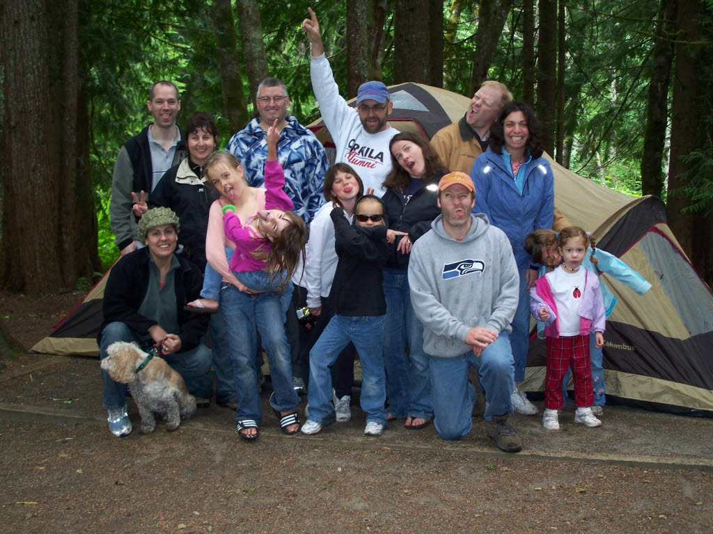 Camping, Denny Creek, July 2008